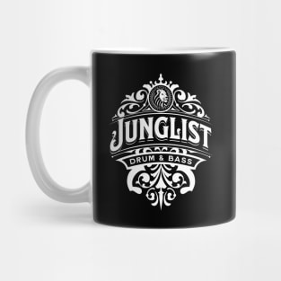 JUNGLIST  - Drum & Bass Ornament (white) Mug